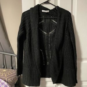 Black Sweater Cardigan